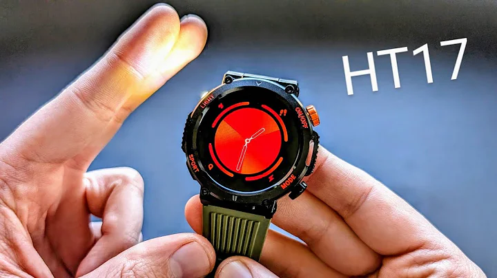 HT17 SmartWatch Quick REVIEW - With Flashlight & BT Calls ( Speaker, Microphone, Compass)