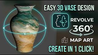 Illustrator 3D Revolve: Making a Marble Vase from scratch