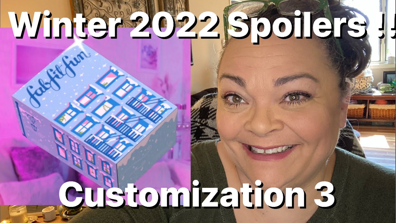 FabFitFun Winter 2022 SPOILERS - Customization 3