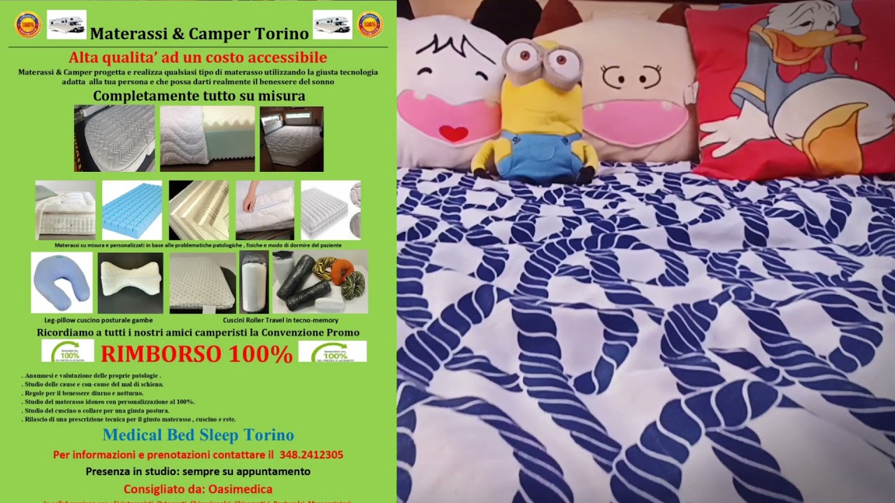 Liberamente in camper punt 761 Materassi Torino, la nanna e la guida comoda su BLU