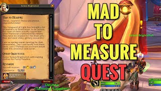 Mad To Measure Quest (WoW Midnight)