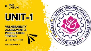 VAPT Unit 1 | Ethics of Ethical Hacking & Understanding Hacker Tactics | JNTUH R22 Cyber Security