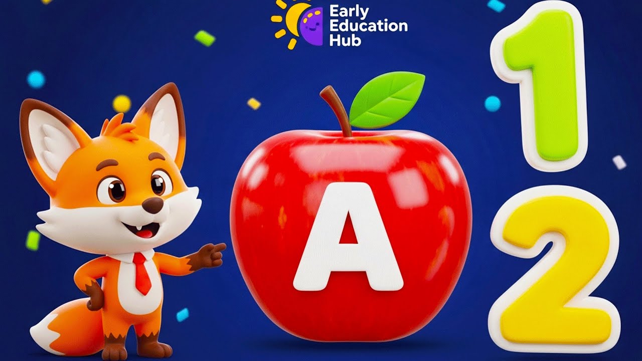 The BEST Way to Teach Kids ABC, 123, Colors, Shapes | Nursery Rhymes & Kids Songs