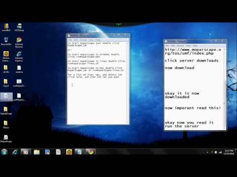 How to make a Runescape Private Server (easy) **HD***