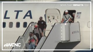 Carolina Hurricanes return home with Stanley Cup