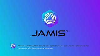 Enter Labor Codes as Off-set for Production Labor Transactions | JAMIS Prime