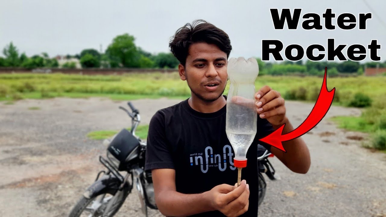 We make Water bottle Rocket 🚀 Amazing Experiment science experiment