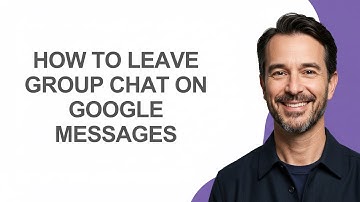 How To Leave Group Chat On Google Messages - KevinHowTo