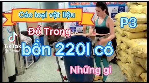 Bồn xử lý nước nhiễm phèn  / lọc nước thiên hà #cáchlọcnước #xửlýnước #hệthốnglọc