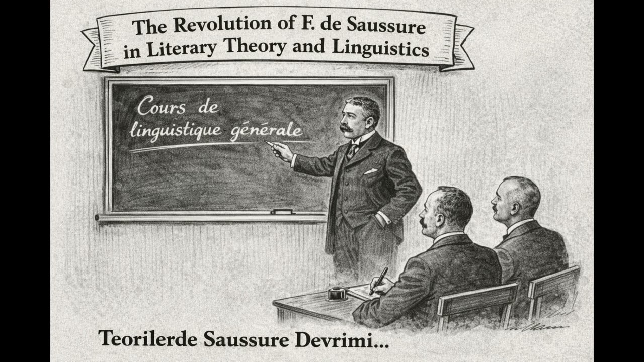 Edebiyat Teorileri ve Dilbilimde Saussure Devrimi: Gösterge, Langue, Parole, Anlam, | F. de Saussure