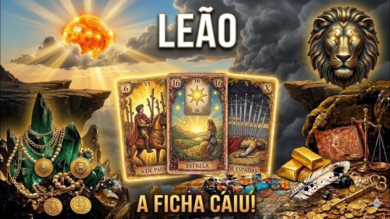 LEÃO ♌: Vitória confirmada! O 10 de Espadas ficou para trás e o Sol ilumina sua nova fase. ☀️🏆