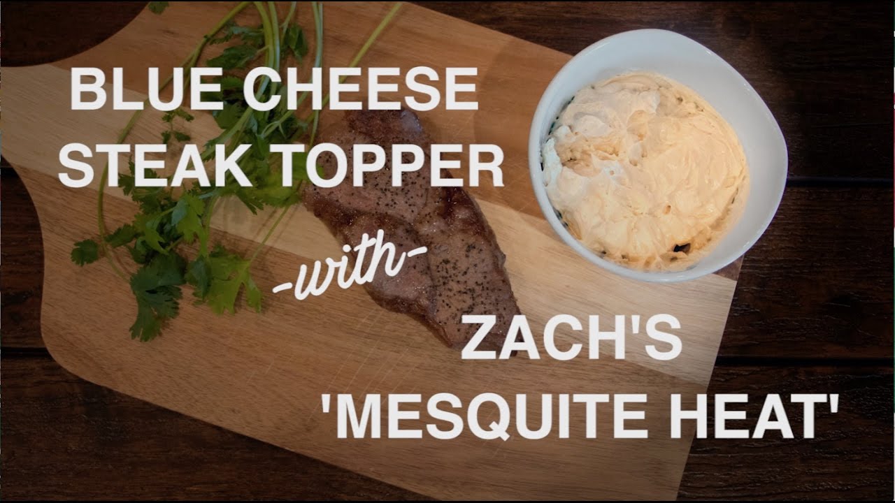 "Mesquite Heat" Blue Cheese Steak Topping YouTube