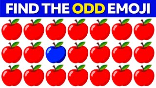FIND THE ODD EMOJI OUT by Spotting The Difference! | Odd One Out Puzzle | Find The Odd Emoji Quizzes by Brain Busters 20,092 views 2 months ago 10 minutes, 13 seconds