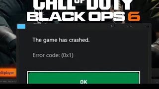Fix Black Ops 6 The Game Has Crashed Error Code (0x1) On PC