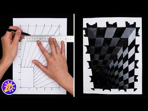 Trick your Eyes with these Simple Drawing illusions