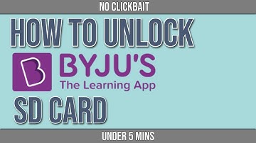 How To Unlock BYJU