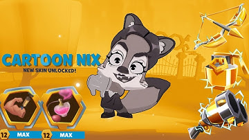 Solo Nix Maxed Level 20 Muscles Zooba Gameplay