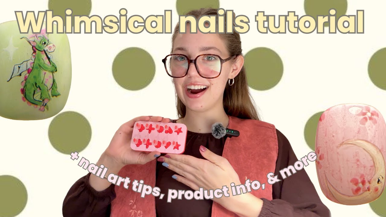 Создание причудливых ногтей✨ | Урок по дизайну ногтей