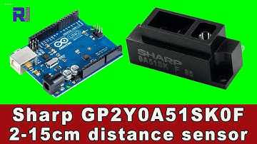 Using Sharp IR GP2Y0A51SK0F Distance Sensor with Arduino (2cm to 15cm) - RJT336