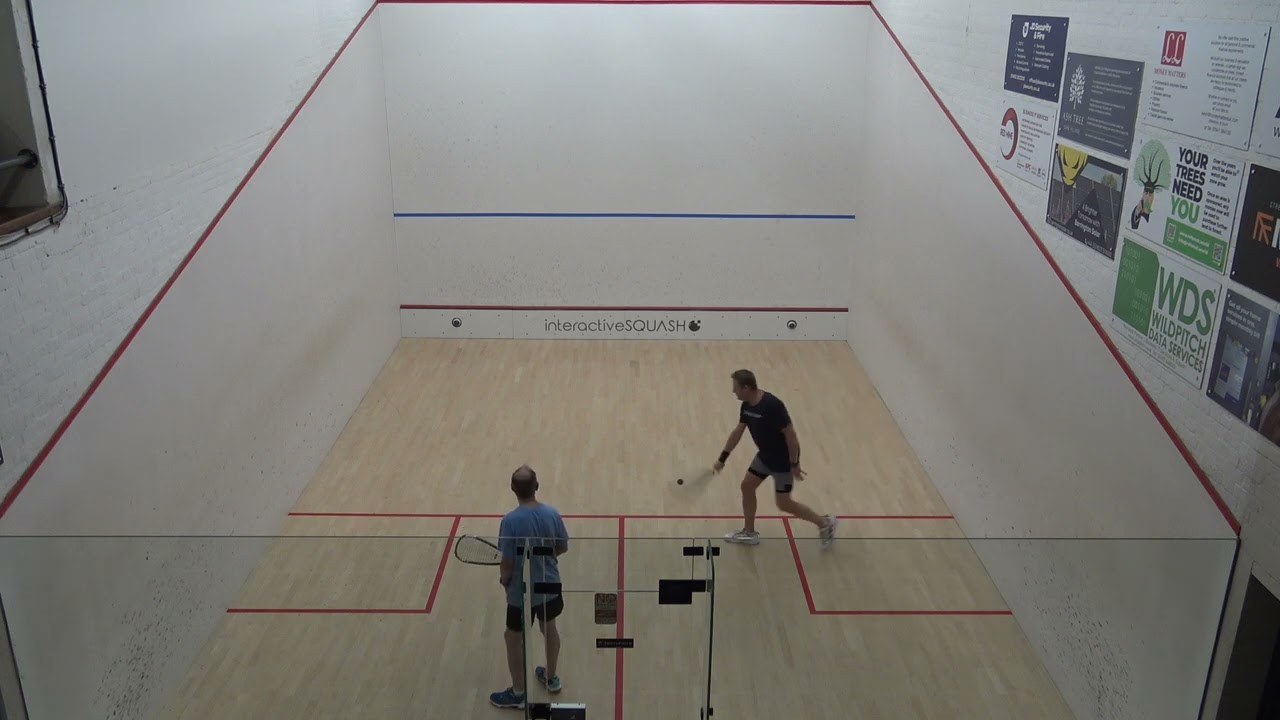 Norfolk squash and racketball coaching- Brian with Rob Hambrook