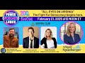 Power Lunch 2/21: ALL EYES ON VA; The Fight Begins Here for Democracy." Spanberger: "We will win.!"