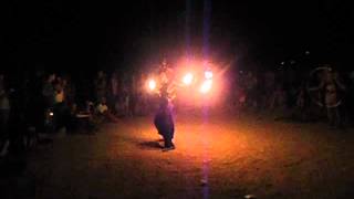Snake Flame Juggling(Buugeng) - Boom Festival 2012