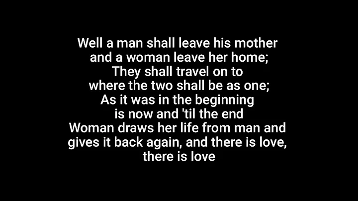 PAUL STOOKEY The Wedding Song (There is Love) (+lyrics)