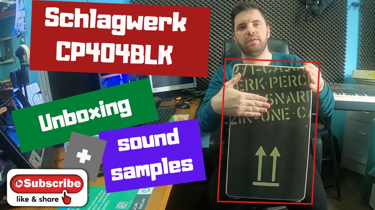✓ Schlagwerk CP404BLK Cajon Black Edition ✔️ Unboxing