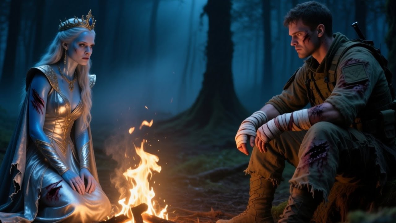 A lost princess alien spent a night in a young human's shelter.. What the king alien did ... | HFY