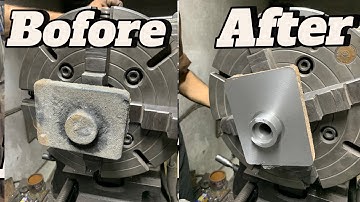 How to make tail stock barakety part of lathe machine hi class lathe machines #technology #hardwork