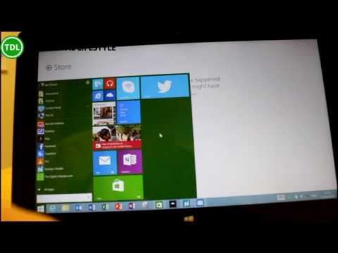 Video Hands on with the Windows 10 style start menu in... - youtube