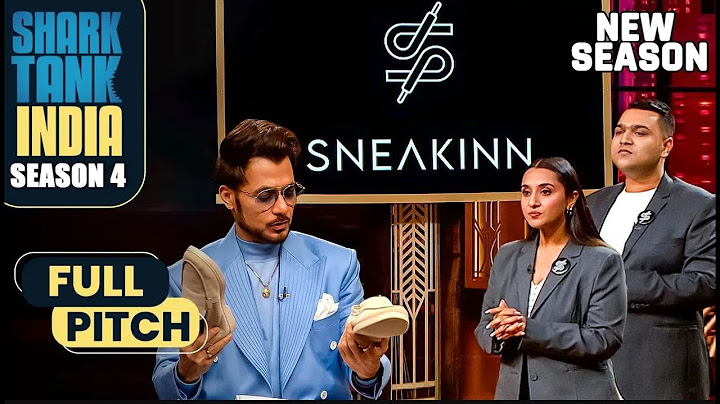 'Sneakinn' के smart sneakers ने Shark Tank में मचाई हलचल! | Shark Tank India S4 | Full Pitch