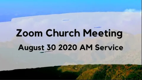 Live Zoom Church Meeting - Ps Graham Gibbons - Sun...