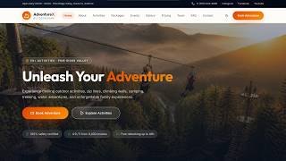 AdventureX – Adventure Park & Outdoor Activities HTML Template | Full Demo