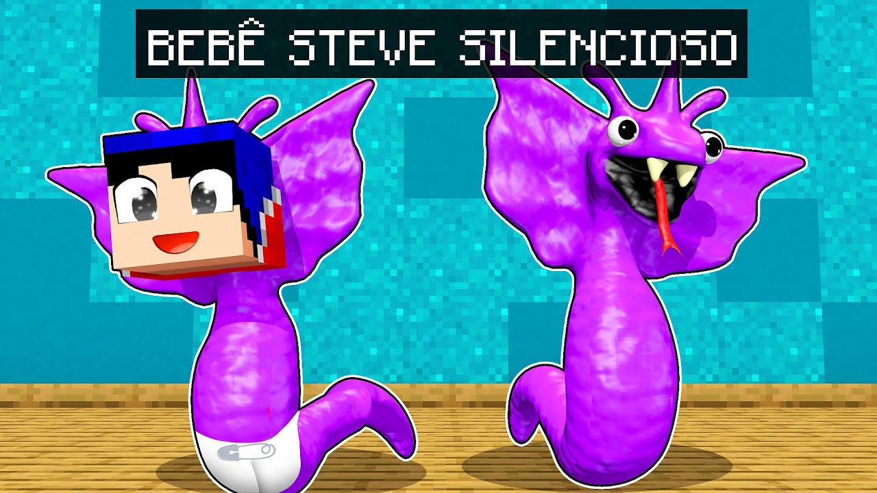 NASCI como STEVE SILENCIOSO BEBÊ o NOVO MONSTRO de GARTEN of BANBAN no ...