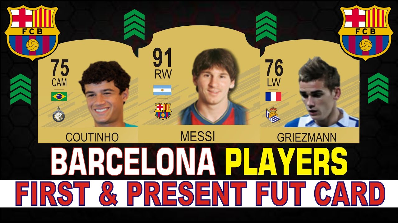FIFA 21 | BARCELONA FIRST & PRESENT FUT CARDS 😱🔥 | FT. MESSI, GRIEZMANN, TER STEGAN, COUTINHO, FATI