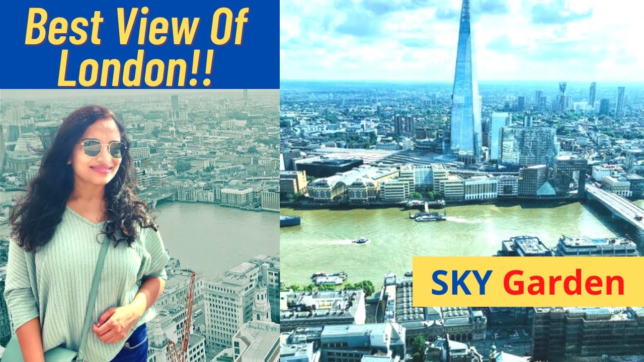 SKY GARDEN London Walk Tour & Camden Market | Desi Couple in London