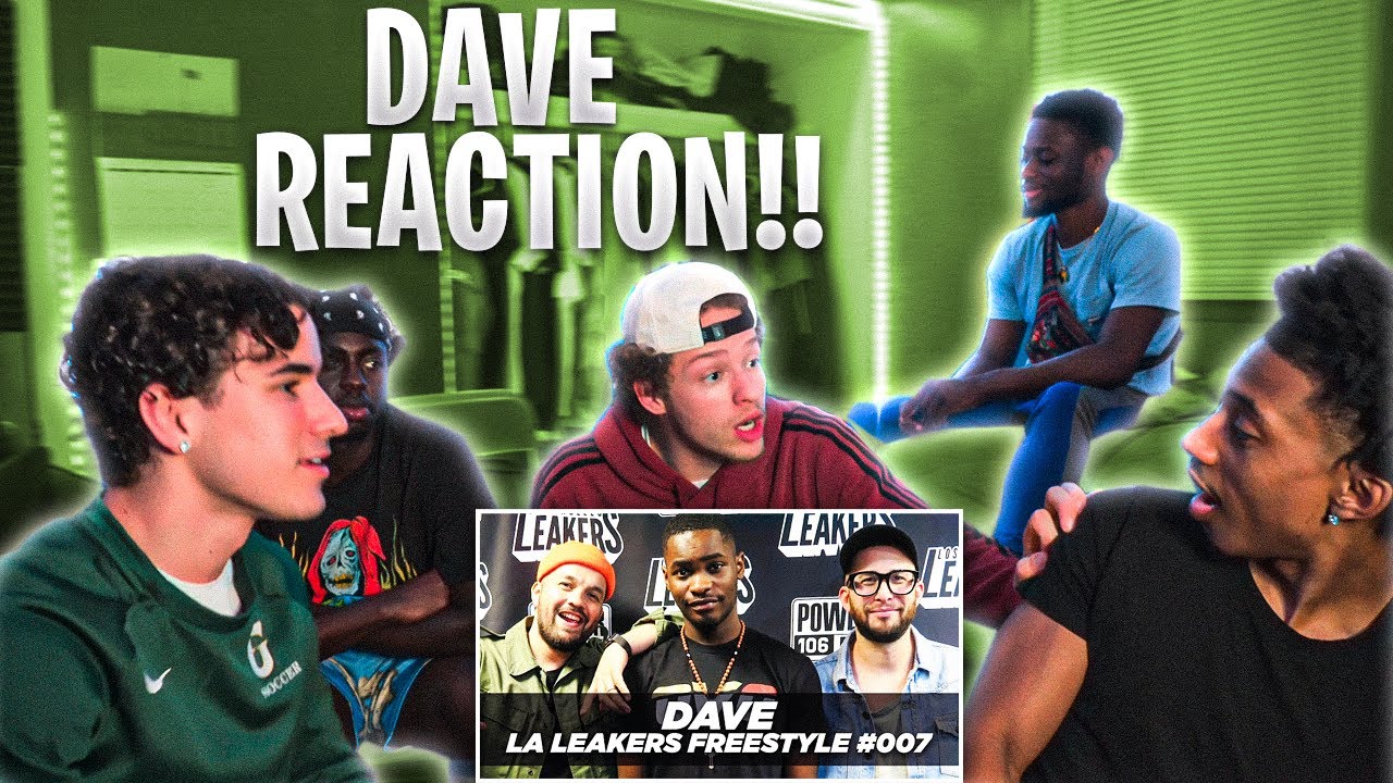 AMERICANS REACT TO DAVE - LA LEAKERS FREESTYLE!!
