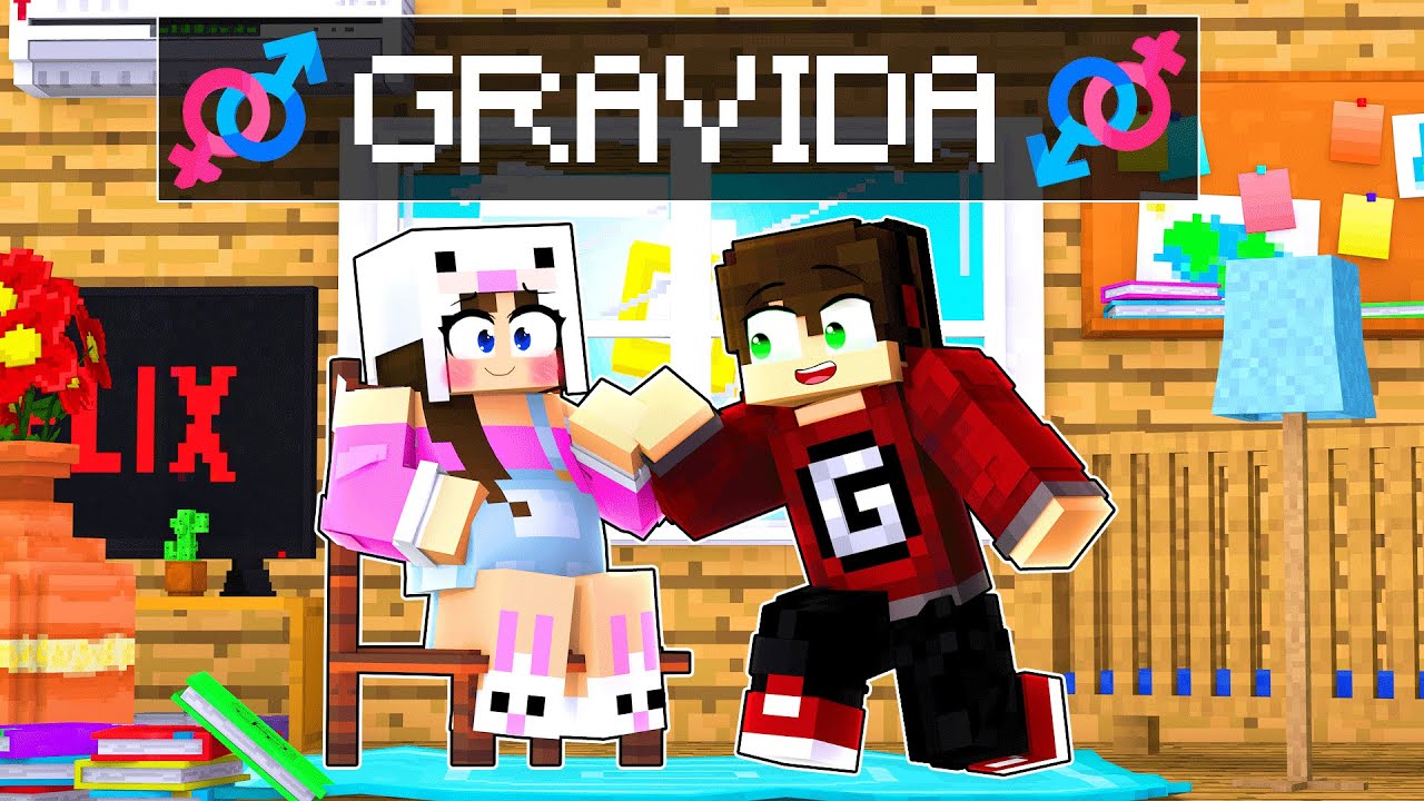 Eu MENTI pro meu namorado dizendo que estava GRÁVIDA no Minecraft !