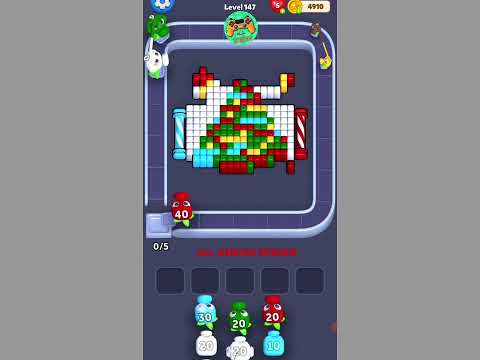 Color Blast: Block Shooter Level 147 Gameplay