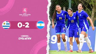 HIGHLIGHTS | URUGUAY vs. ARGENTINA | CONMEBOL LIGA EVOLUCIÓN SUB15 FEMENINA 2025 - ZONA SUR