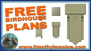 DIY Birdhouse - FREE PLANS part 1 Support this Channel; buy some Merch: https://www.timothylemoine.com/shop/ Check out my FREE PROJECT PLANS at: https://