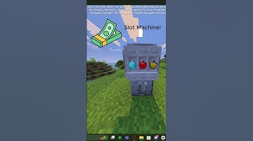 Slot Machine in Minecraft using the new Shelves! #minecraft #gaming #slotmachine #meme #memes