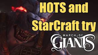 HOTS and StarCraft Players Try March of Giants - Shoutcasting Match