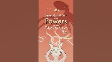 special ability and power ideas for your characters, part 49 🐙 #oc #originalcharacter #art #ocs