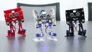 Arduino Robots dancing eyes with modules ultrasonic sensors, Servo Motors | Project Factory