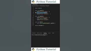 Introduction to Asyncio in Python | Python Tutorial