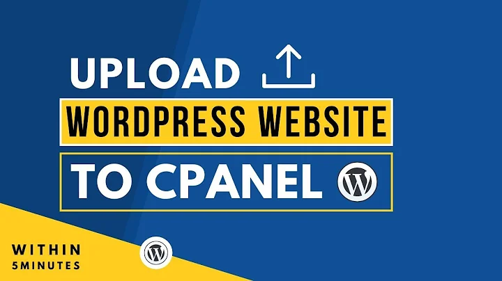 How To Upload Wordpress Website On Cpanel  2025 | Upload Wordpress Website To Cpanel Manually