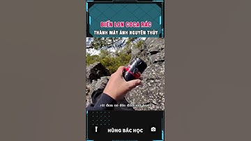 chụp ảnh từ lon coca bằng ánh sáng mặt trời