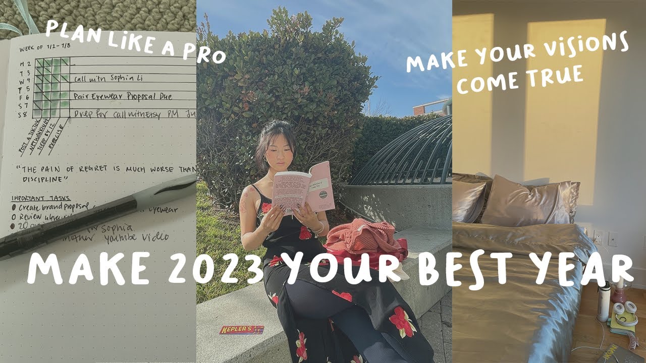 The ULTIMATE 2023 planning system | Bullet Journal, Calendar, Notion and Vision Boards made easy!